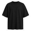 Premium Heavyweight Cotton Oversized T-Shirt – Black | GINBENTLIN